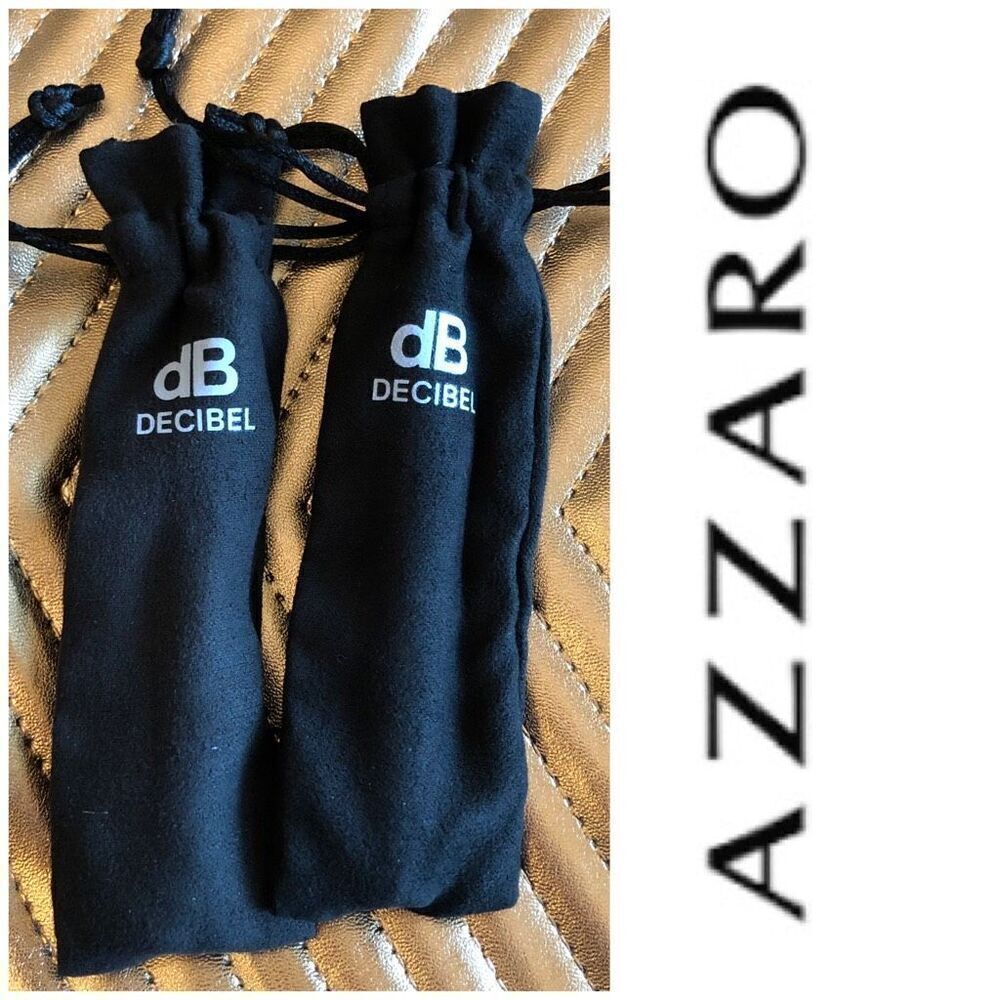 AZZARO - NWOT - Set of 2 db Decibel For Man Spray Minis w/Pouch. .25 fl oz Each